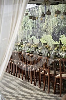 Decorative Venue Design, Luxury Dining Event Decor photo